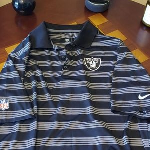 Men's oakland Raiders golf polo